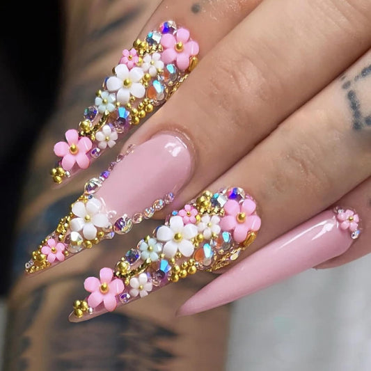 124 Flower Power Stilettos